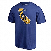 Men's Rams Roayl 2018 NFL Playoffs T-Shirt,baseball caps,new era cap wholesale,wholesale hats